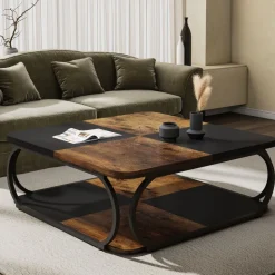 Outlet Tribesigns Square Coffee Table, 39