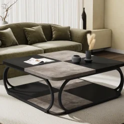 Outlet Tribesigns Square Coffee Table, 39