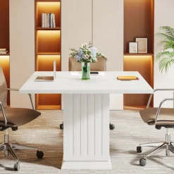 Discount Tribesigns Square Conference Table, 35
