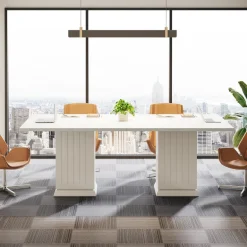 Discount Tribesigns Square Conference Table, 35