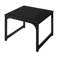 Discount Tribesigns Square Conference Table, Small Meeting Seminar Table Meeting Room Table