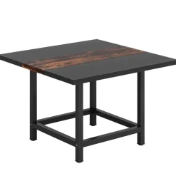Best Tribesigns Square Dining Table, Farmhouse 39"x 39"x 29" Kitchen Table for 4