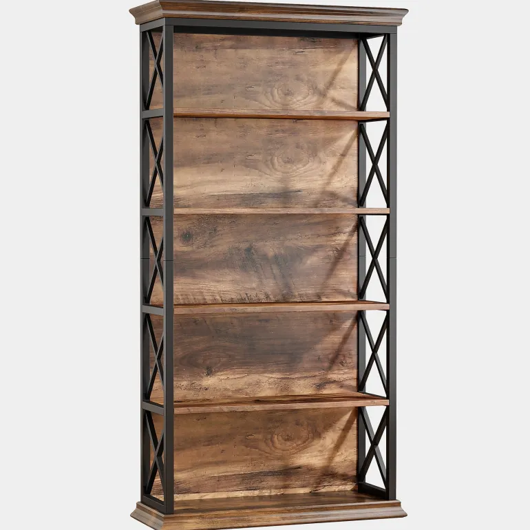 New Tribesigns 6-Tier Bookshelf, 70.87" Etagere Bookcase for Home Office