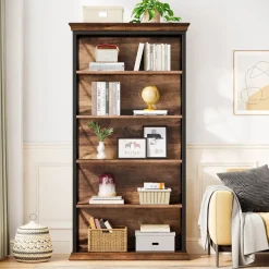New Tribesigns 6-Tier Bookshelf, 70.87