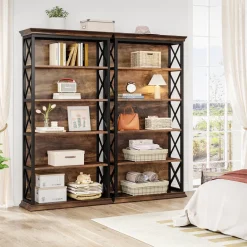 New Tribesigns 6-Tier Bookshelf, 70.87
