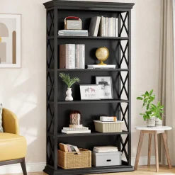New Tribesigns 6-Tier Bookshelf, 70.87