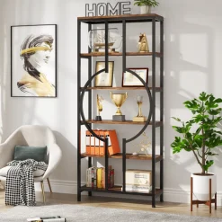 Best Sale Tribesigns 6-Tier Bookshelf, 70.9