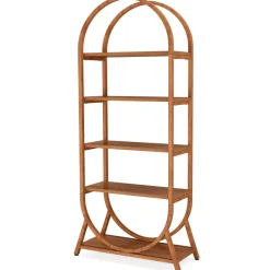 Flash Sale Tribesigns 5-Tier Bookshelf, 70.8" Open Bookcase Arched Display Rack