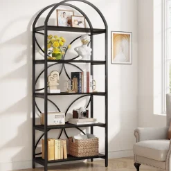 Discount Tribesigns 5-Tier Bookshelf, 75
