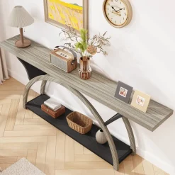 Cheap Tribesigns 2-Tier Console Table, 70.9