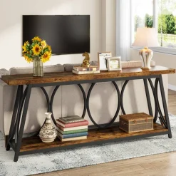 Best Tribesigns 2-Tier Console Table, 70.9