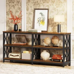 Outlet Tribesigns 3-Tier Console Table, 70.9