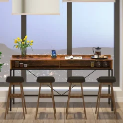 Cheap Tribesigns 2-Tier Console Table, 70.9