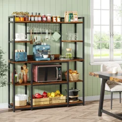Best Sale Tribesigns 5-Tier Kitchen Baker's Rack, 55