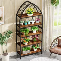 Store Tribesigns 5-Tier Plant Stand, 74.8