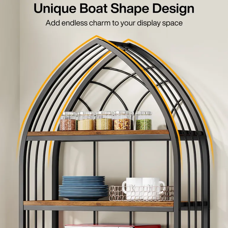 Store Tribesigns 5-Tier Plant Stand, 74.8" Plant Shelf Flower Potted Stand Rack