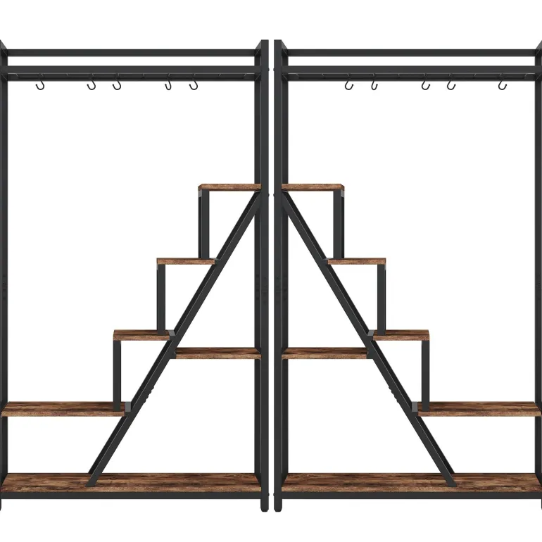 Best Sale Tribesigns 7-Tier Plant Stand, 70.9" Tall Flower Plant Shelf with 5 S-Hooks