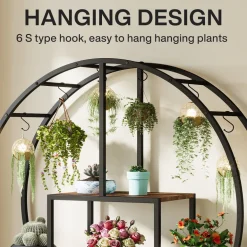 Fashion Tribesigns 7-Tier Round Plant Stand, 65