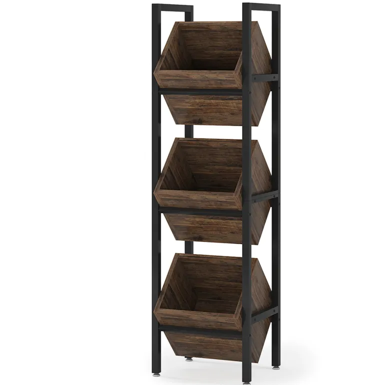 Best Tribesigns Wine Rack, 3 Tier Freestanding Wine Storage Stand