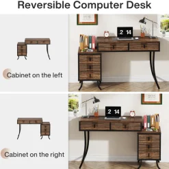 New Tribesigns Wood Computer Desk, 55