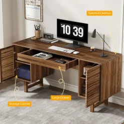 Fashion Tribesigns Wood Computer Desk, 59