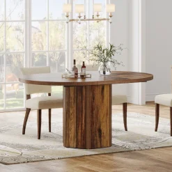 Clearance Tribesigns Wood Dining Table, 55