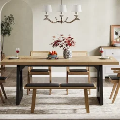 Fashion Tribesigns Wood Dining Table, 70