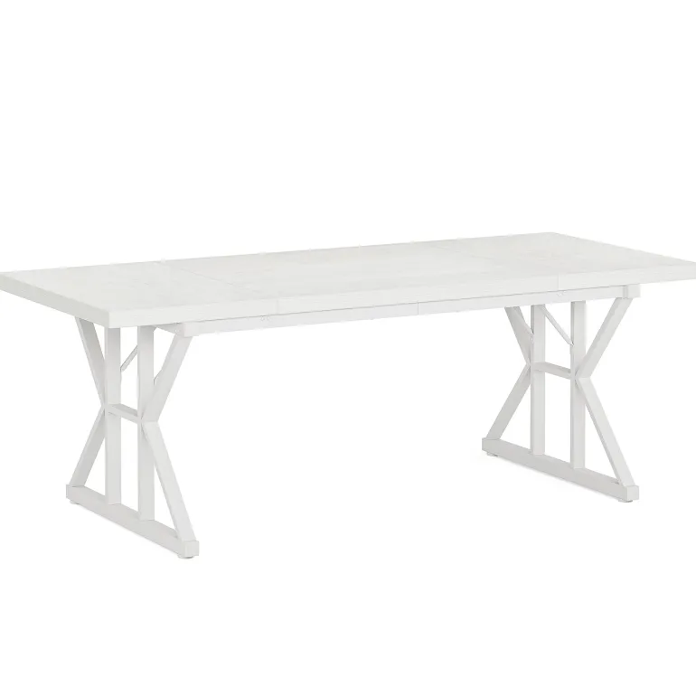 Flash Sale Tribesigns Wood Dining Table, Farmhouse 70.8" Kitchen Table for 6 People