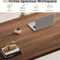 Cheap Tribesigns Wood Executive Desk, 62.99