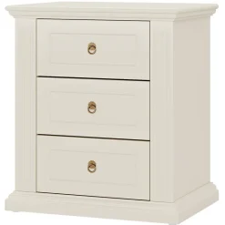 Cheap Tribesigns Wood Nightstand, Modern End Table Bedside Table with 3 storage Drawer