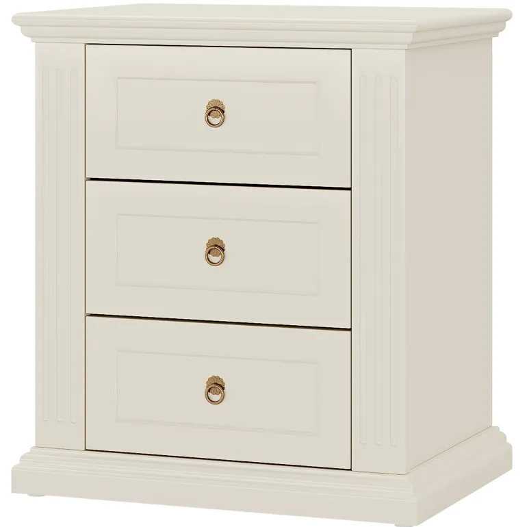 Cheap Tribesigns Wood Nightstand, Modern End Table Bedside Table with 3 storage Drawer