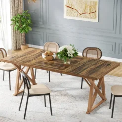 Best Tribesigns Wooden Dining Table, 71
