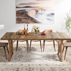 Best Tribesigns Wooden Dining Table, 71